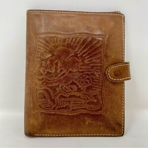 Vintage leather Mickey Mouse embossed wallet